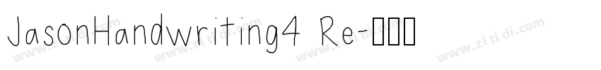 JasonHandwriting4 Re字体转换